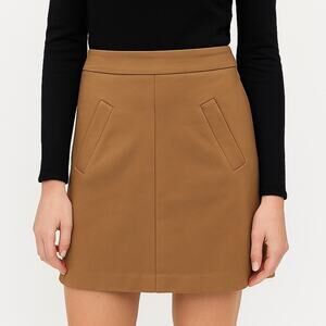 Mario Serrani Tan Skirt Size 2
